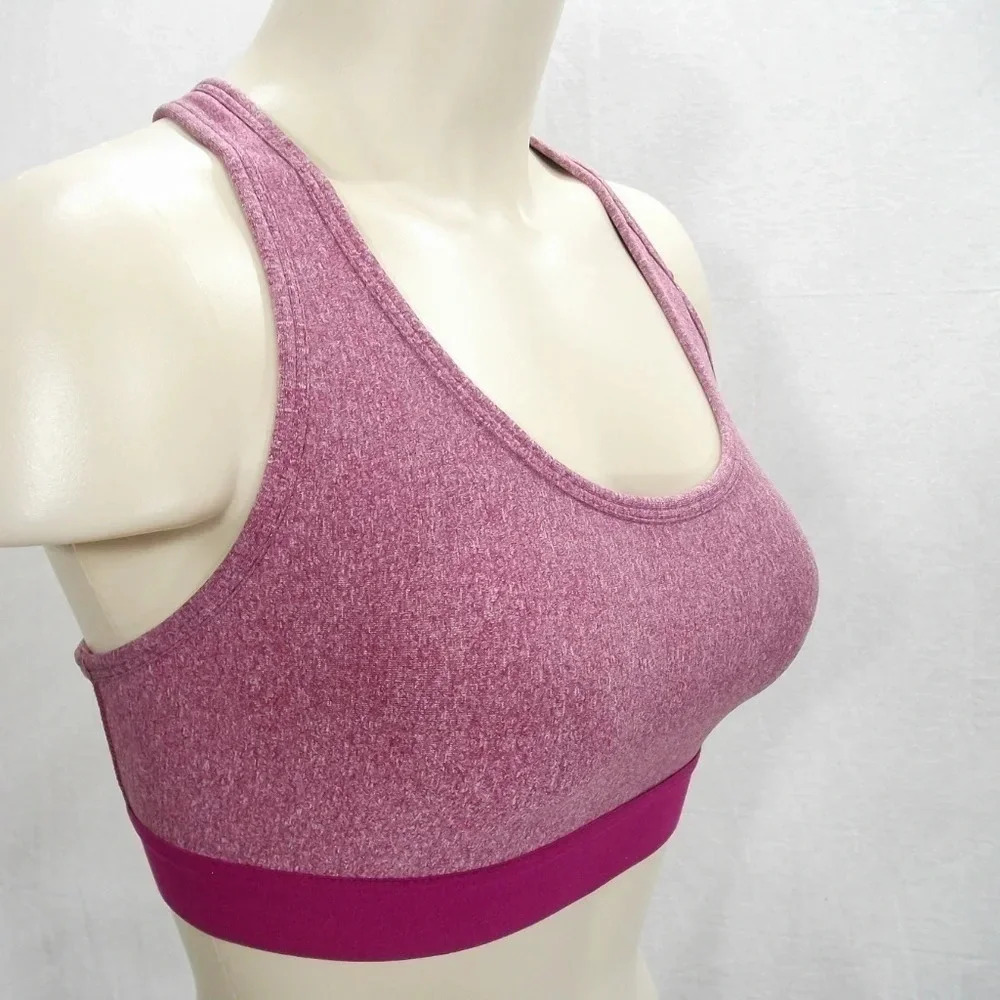 SMALL Champion 6715 Absolute Workout Wire Free Sport Bra Purple NWT - Picture 2 of 5